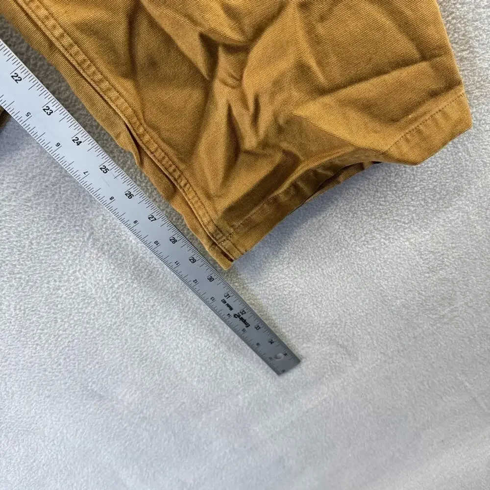 Jordan Pants Men's 2XL Brown Canvas Cargo Washed Chicago Elastic Waist Faded